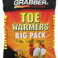 Grabber Toe Warmers - Long Lasting Safe Natural Odorless Air Activated Warmers - Up to 8 Hours of Heat - 8 Pair Pack