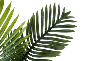 24" Artificial Palm Plant with Real-Touch Leaves - Green