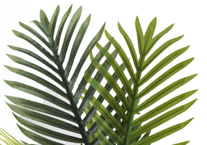 28" Tall Artificial Indoor Palm Tree with Realistic Adjustable Leaves - Green