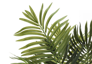 47" Tall Artificial Areca Palm Tree with Real-Touch Leaves - Dark Green