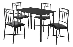 5 Pieces Small Rectangular Dining Table Set