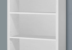 5 Tier Modern Bookcase with Adjustable Shelves - Multiple Colors