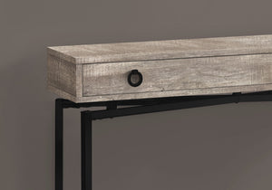 Accent Console Table with Functional Storage Drawer - Light Brown, Dark Brown, or Dark Gray