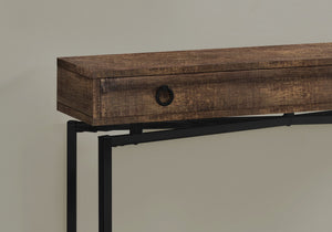 Accent Console Table with Functional Storage Drawer - Light Brown, Dark Brown, or Dark Gray