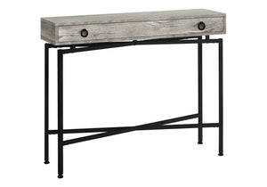 Accent Console Table with Functional Storage Drawer - Light Brown, Dark Brown, or Dark Gray