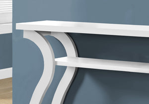 Accent Console Table with Unique Curved Design – Multiple Colors