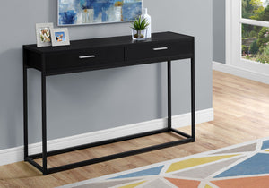Accent Console Table with Storage Drawers - Wood & Metal