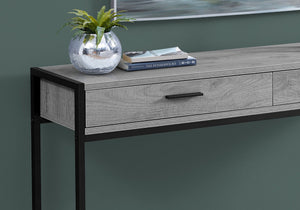 Accent Console Table with Storage Drawers - Wood & Metal