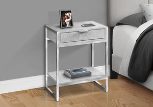 Accent Side Table with Storage Drawer and Spacious Tabletop - Multiple Colors