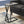 C-Shaped Accent Table with Sliding Base - Multiple Colors