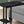 C-Shaped Marble Look Accent Table with Metal Frame - Multiple Colors