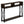 Contemporary Console Table with Metal X-Frame - Light Brown, Dark Brown, Dark Gray