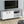 Contemporary TV Stand Console with Storage Cabinet - White or Dark Gray