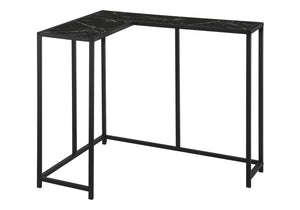 Corner Accent Console Table with Unique L-Shaped Design - Multiple Colors