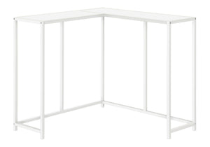 Corner Accent Console Table with Unique L-Shaped Design - Multiple Colors