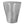 Drum Accent Side Table with Hammered Metal Finish - Gray or Dark Gray