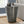 Drum Accent Side Table with Hammered Metal Finish - Gray or Dark Gray