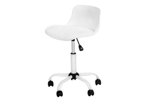Ergonomic Office Chair with Adjustable Height and Swivel Base - Faux Leather