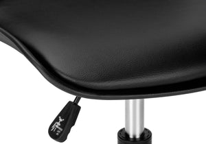 Ergonomic Office Chair with Adjustable Height and Swivel Base - Faux Leather