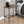 Light Brown Narrow Accent Side Table with 2 Tiers - Metal & Wood