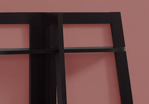 Modern 3 Tier Wood Etagere Bookshelf with Open Design - White, Dark Brown, or Light Brown