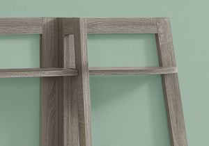 Modern 3 Tier Wood Etagere Bookshelf with Open Design - White, Dark Brown, or Light Brown