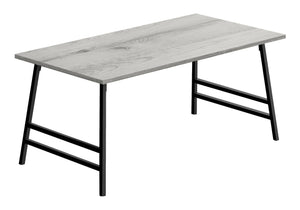 Modern Rectangular Coffee Table with Angled Legs - Light Brown, Gray or White