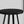 Modern Round Accent Table with Metal Base - Light Brown, Gray, or Black