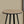 Modern Round Accent Table with Metal Base - Light Brown, Gray, or Black