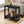 Narrow 2-Tier Accent Side Table with Wood-Look Finish – Black, Gray, or Light Brown