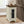 Narrow Wood Accent End Table with Cabinet Storage - Gray, Black, or White