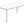 Rectangular Contemporary Coffee Table with Metal Legs - Light Brown, Dark Gray, or White