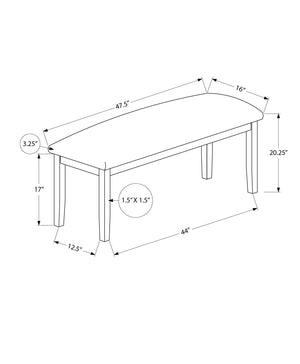 Rectangular Upholstered Hallway Bench