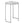 Round Accent Side Table with Wood Top and Metal Legs - Dark Gray or White