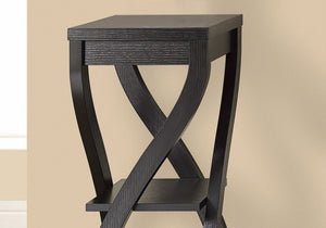 Square 3-Tier Wood Accent Table - Contemporary, Light Brown, Dark Brown, or White