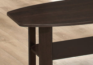 Transitional 3-Piece Table Set with Espresso Finish - Dark Brown