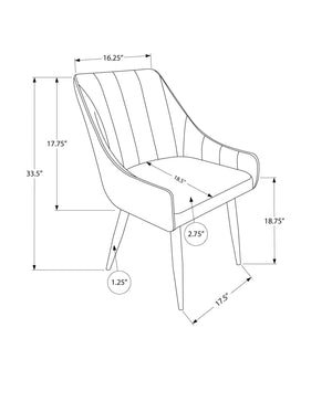 Upholstered Side Dining Chair Set of 2