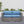 2 Piece Patio Loveseat Set With Thick Cushions, Outdoor Sectional Sofa For Balcony - Blue / Brown
