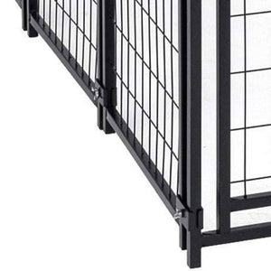 Lucky Dog Uptown Large Outdoor Covered Kennel Heavy Duty Dog Fence Pen (10 Pack) - TRAPSKI