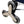 Foldable Shopping Stair Trolley With Triangular Wheels And Removable Waterproof Bag - Black