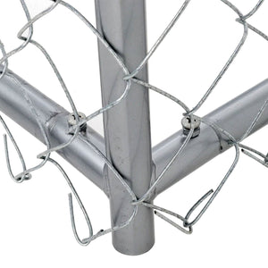 Lucky Dog 10 x 10 Foot Heavy Duty Outdoor Chain Link Dog Kennel w/ Door (2 Pack)