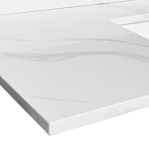 43-inch Quartz Bathroom Vanity Top with Undermount Single Bowl Sink