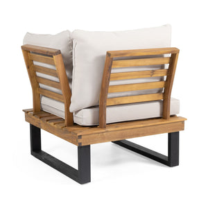 Sebastian Hand Crafted 4 Piece Sofa Set with Water Resistant Cushions