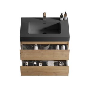 Alice Natural Oak Bathroom Vanity With Sink