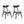 Wooden Dining Chairs Set of 2