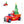 Inflatable Santa Truck with Lit Christmas Tree