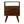 Classic Chestnut Nightstand, 2-Drawers, 1 Open-Slot, Nordic Legs