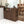 Kitchen Sideboard, Small Countertop Organizer with Sliding Glass Doors and Drawers