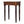 Artisan Furniture Solid Wood Chestnut Turned Leg Writing Desk, 1-Drawer