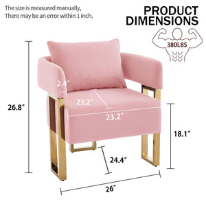 Modern Classic Decorative Chair with Teddy Fleece Upholstery